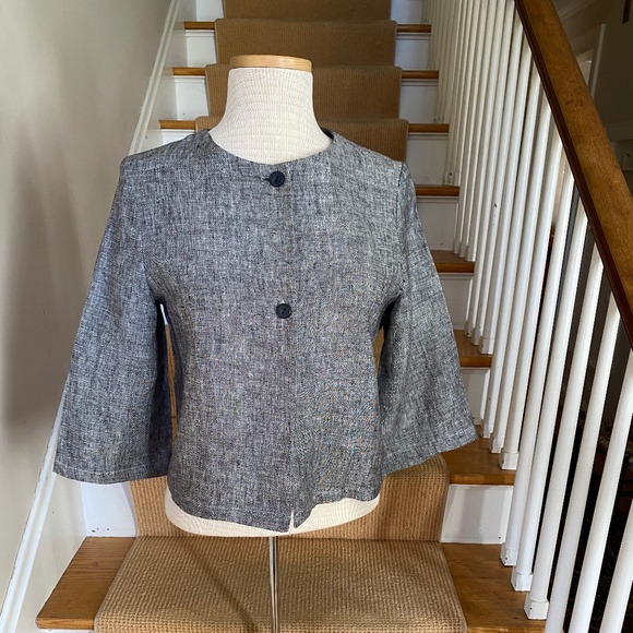 French linen jacket by Eva Tralala - Picture 5 of 12